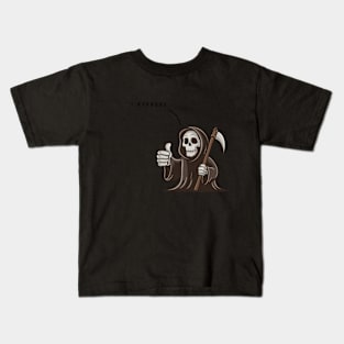 Grim Reaper of Approval Kids T-Shirt